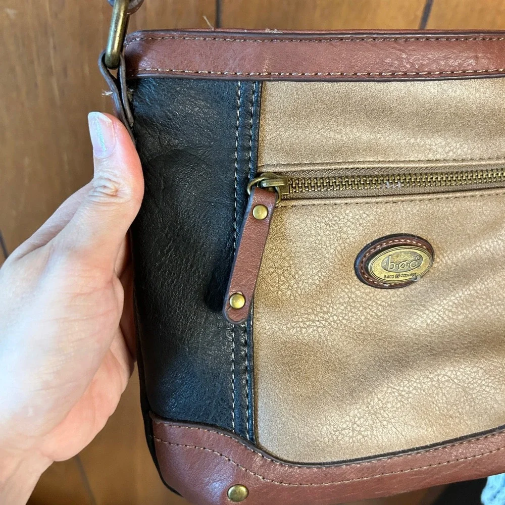 B.O.C. Born Concept Crossbody Bag Purse Brown Black Beige Shoulder‎ Bag